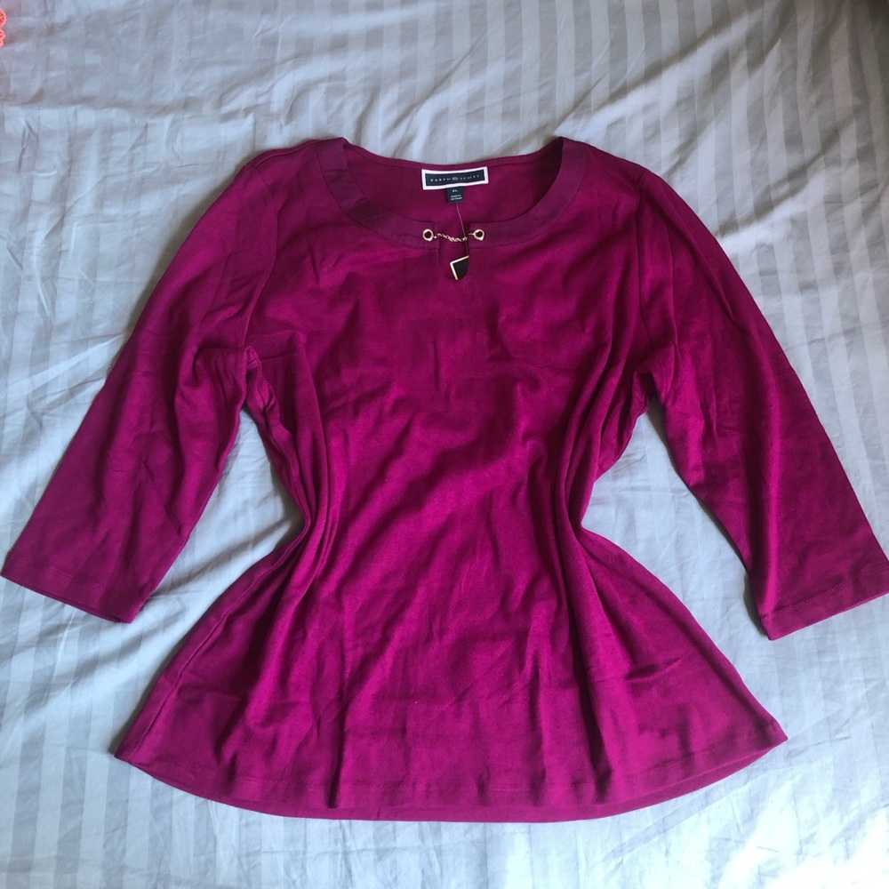 Karen Scott blouse